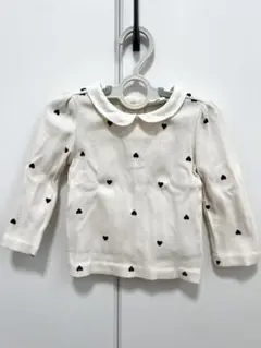baby GAP ハート柄長袖Tシャツ