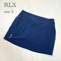 RLX　ゴルフウェア　インナーパンツ付きスカート　ストレッチ　速乾　スポーツ　紺のサムネイル