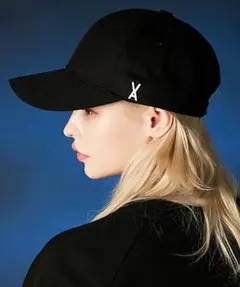 [週末限定最終値下]VARZAR stud logo cap 496 black