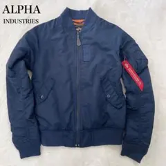 ALPHA INDUSTRIES ネイビーMA-1ジャケットMのサムネイル