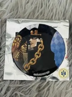 【新品未使用】ジョジョワールド　グリッター缶バッジ 空条承太郎