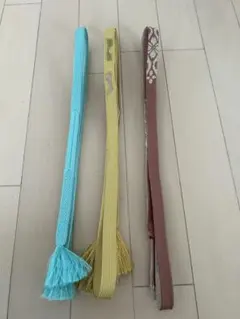 絹100%/帯締め/3本セット/フォーマル