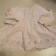 branshes 120cm 薄いピンク 長袖ブラウス