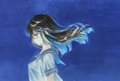 手描きイラスト オリジナル 原画 アナログイラスト
