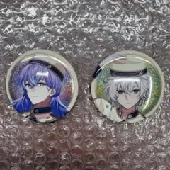 星導ショウ 叢雲カゲツ 缶バッジ ハーフアニバーサリー にじさんじ