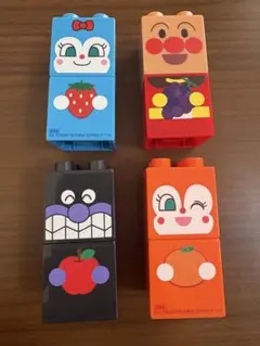 【非売品】アンパンマン　ブロック　4個セット