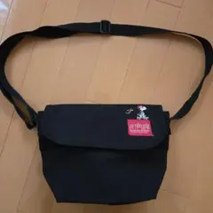 マンハッタンポーテージ　スヌーピー ショルダーバッグ　メッセンジャー　スケボー