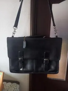 美品> TUMI（トゥミ）9624D3 ブラック ナッパレザー 大容量ブリーフ
