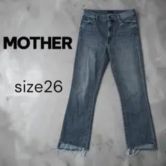 MOTHER 26 INSIDER STEP FRAY デニムパンツ USA製のサムネイル