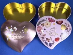 GODIVA 空き缶 2種セット 2017 2025