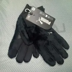 Mサイズ　CW-3040　シャギーボアグローブ　ブラック　防寒グローブ　PUMA