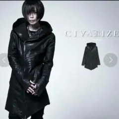 civarize V系　ロック 　　ライダース　ドレープ　ボア　オーバーサイズ civarize V系 ロック ライダース ドレープ ボア オーバーサイズ