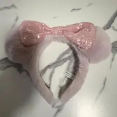 ミニーマウス カチューシャ ピンク ディズニーランド・シー