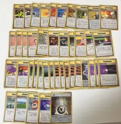 旧裏 トレーナーカード　42枚　まとめ売り　ポケモンカード