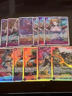 紫SRセットワンピース トレーディングカードセット