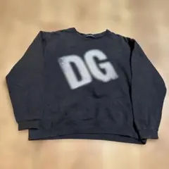 DOLCE & GABBANA ロゴ ブラック スウェット