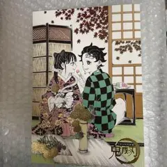 鬼滅の刃 吾峠呼世晴原画展 箔押しイラストカード 竈門炭治郎 栗花落カナヲ