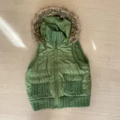 ダウンベスト ファー