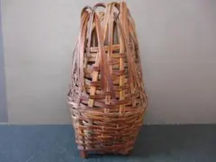 茶道具　竹製 編み込み花器　レトロ 　（大正〜昭和期頃？） 茶道具 竹製 編み込み花器 レトロ （大正〜昭和期頃？） - メルカリ