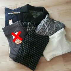 メンズ6点セット　アウター　ニット　パンツ