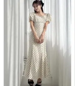 RESEXXY バブルスリーブマーメイドワンピース