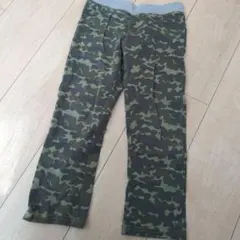 迷彩柄 ロングパンツ 130