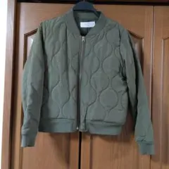 chocol raffine robe キルティングジャケット オリーブグリーン