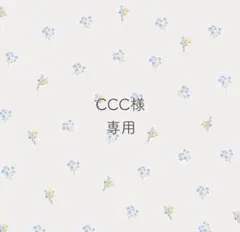 CCC様　専用ෆ