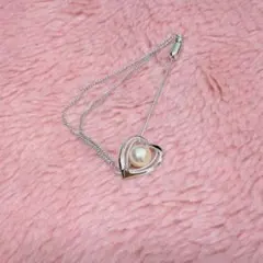 最終お値下げシルバーあこや本真珠ピンブローチ