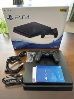 PS4 本体セット 500GB ジェットブラック 美品•動作確認済み