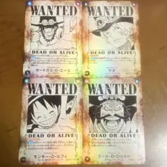 ＊PSA鑑定品＊手配書4枚セット　ルフィ エース　サボ　ロジャー PSA鑑定品＊手配書4枚セット ルフィ エース サボ ロジャー - メルカリ