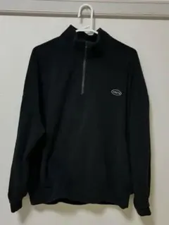 ハーフジップ 裏起毛