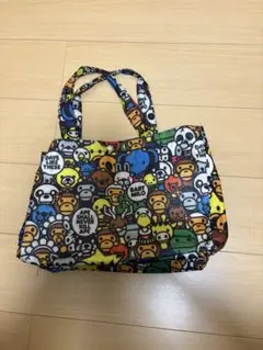 A BATHING APE BABY MILO 総柄 トートバッグ