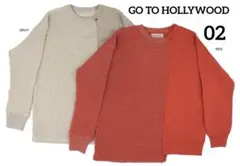 【GO TO HOLLYWOOD】02 カラーネップサーマル スウェット