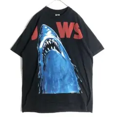 3778 Jaws　ジョーズ　ムービーT　シングルステッチ　Tシャツ　黒 3778 Jaws ジョーズ ムービーT シングルステッチ Tシャツ 黒 - メルカリ