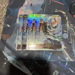 クザン　sec パラレル　4枚セット　THE BEST ワンピースカード