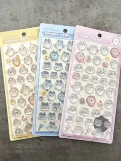 ちいかわ　ボンボンドロップシール　3種