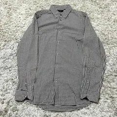 【近代モデル】Paul Smith ポールスミス BDシャツL 茶 白チェック