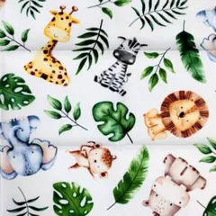 生地(ハギレ)Wee Safari 25643 ノースコット