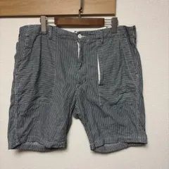 エンジニアドガーメンツ　ヒッコリーストライプ ショートパンツ ハーフパンツのサムネイル