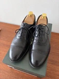 トレーディングポスト T1912 BLACK パンチドキャップトゥ 24cm