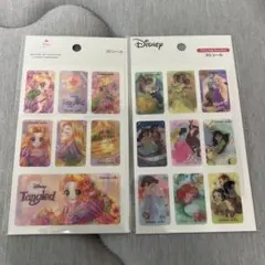 n*a様 ディズニープリンセス 3Dシール 2シート