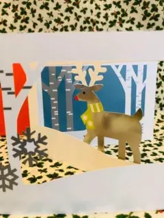 4.「MoMA おしゃれなマフラーで森の赤鼻のトナカイ」(落札前要コメント)のサムネイル