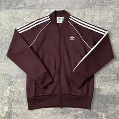 【00S】アディダス トラックジャケット SST ATP型 刺繍ロゴ えんじ L
