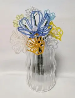 ビーズフラワー花束_9