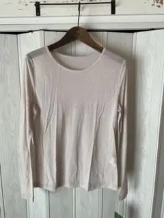 ◆N.B.HOUZE/米色透膚針織衫/歐根紗/日本製◆p5/2