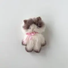 まろん　たいそんのねこ　猫　ぬいぐるみ　ハンドメイド　作家　アートドール　a