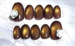 ネイルチップ 現品 マグネット ショートオーバル