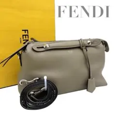 極美品】フェンディ バイザウェイ ベージュ系 2way ショルダー 6055 