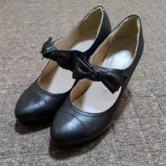 パンプス 黒 24